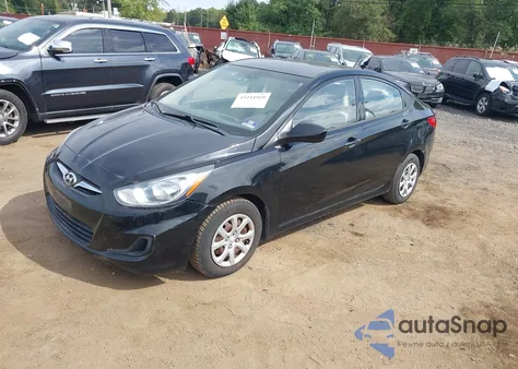 2012 Hyundai Accent Gls from USA, damaged, VIN KMHCT4AE7CU120909
